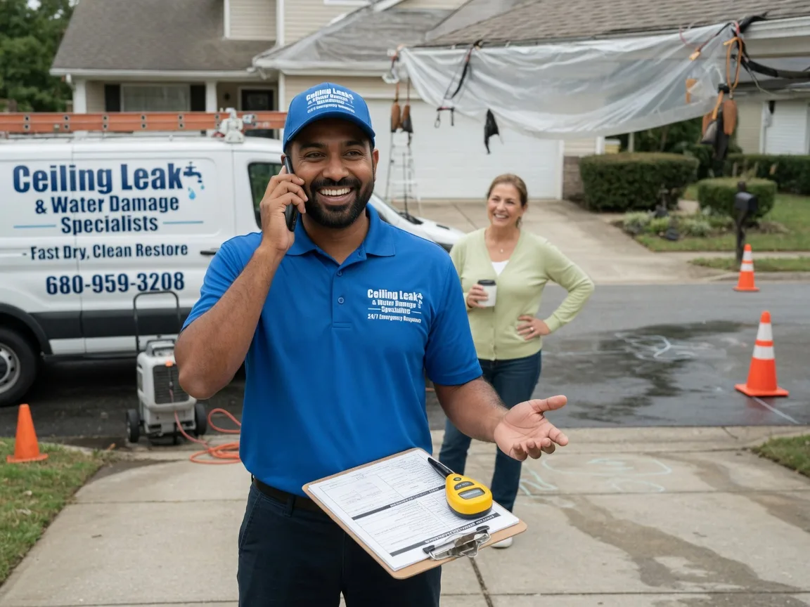 Ceiling Leak Cleanup Rockville, MD FAQs